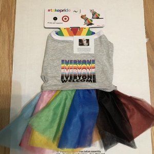 #takepride pet appeal for small pets tules shirt size small fits Colorful New